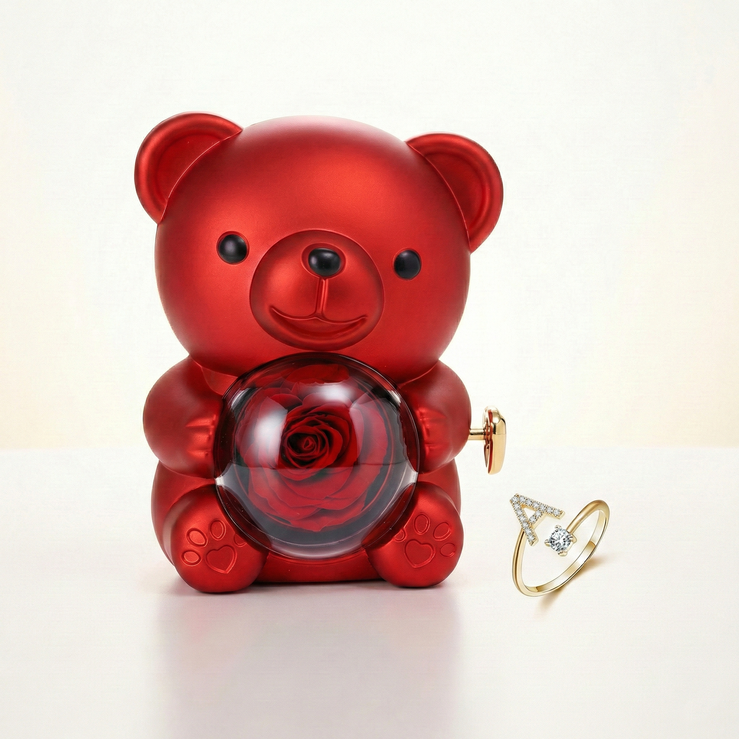 Ours éternel & bague personnalisée