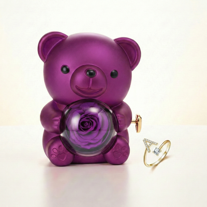 Ours éternel & bague personnalisée