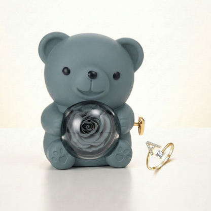 Ours éternel & bague personnalisée